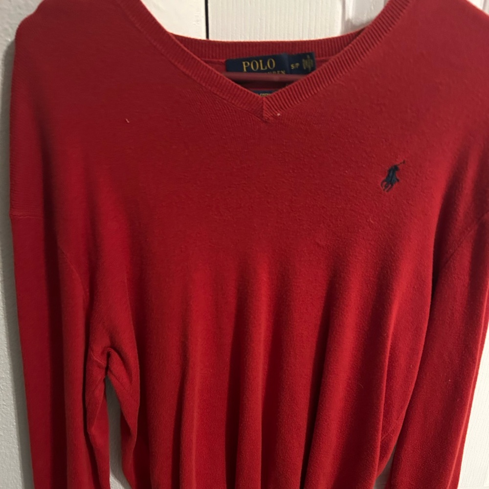 Men’s Polo Ralph Lauren V-neck Sweater 

Size : S